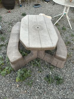 Playful Kids Picnic Table