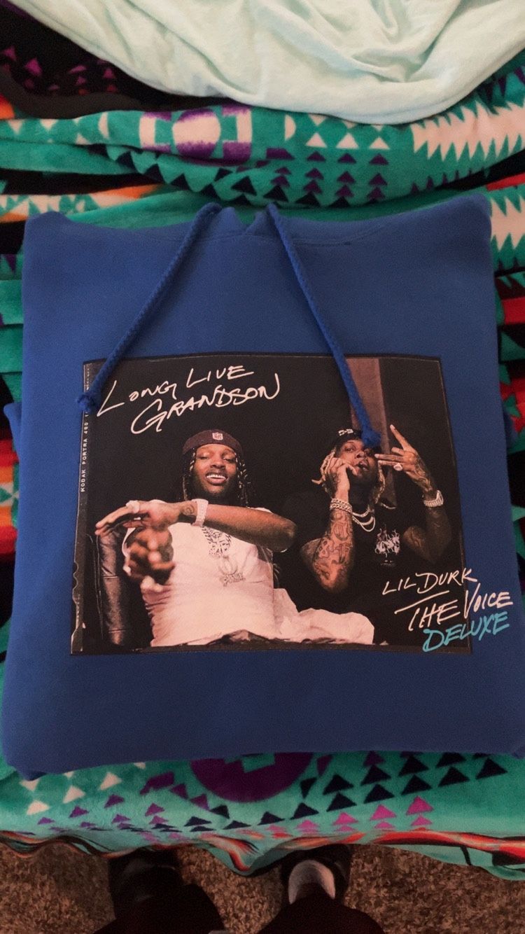 King Von Lil Durk Tapestry Lil Durk King King Von Hoodie Merch Lil