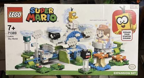LEGO Super Mario 71389 Lakitu Sky World Expension Set PreOwned Open Box Complete