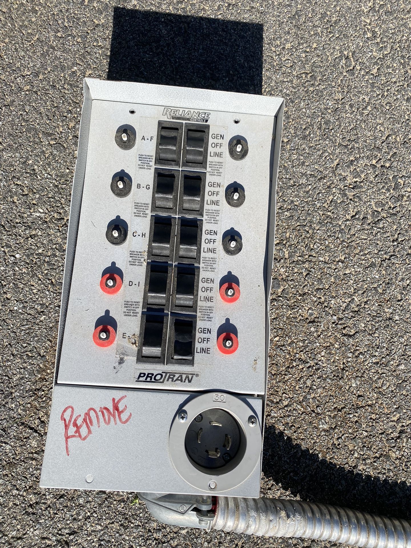 30 Amp Transfer Switch