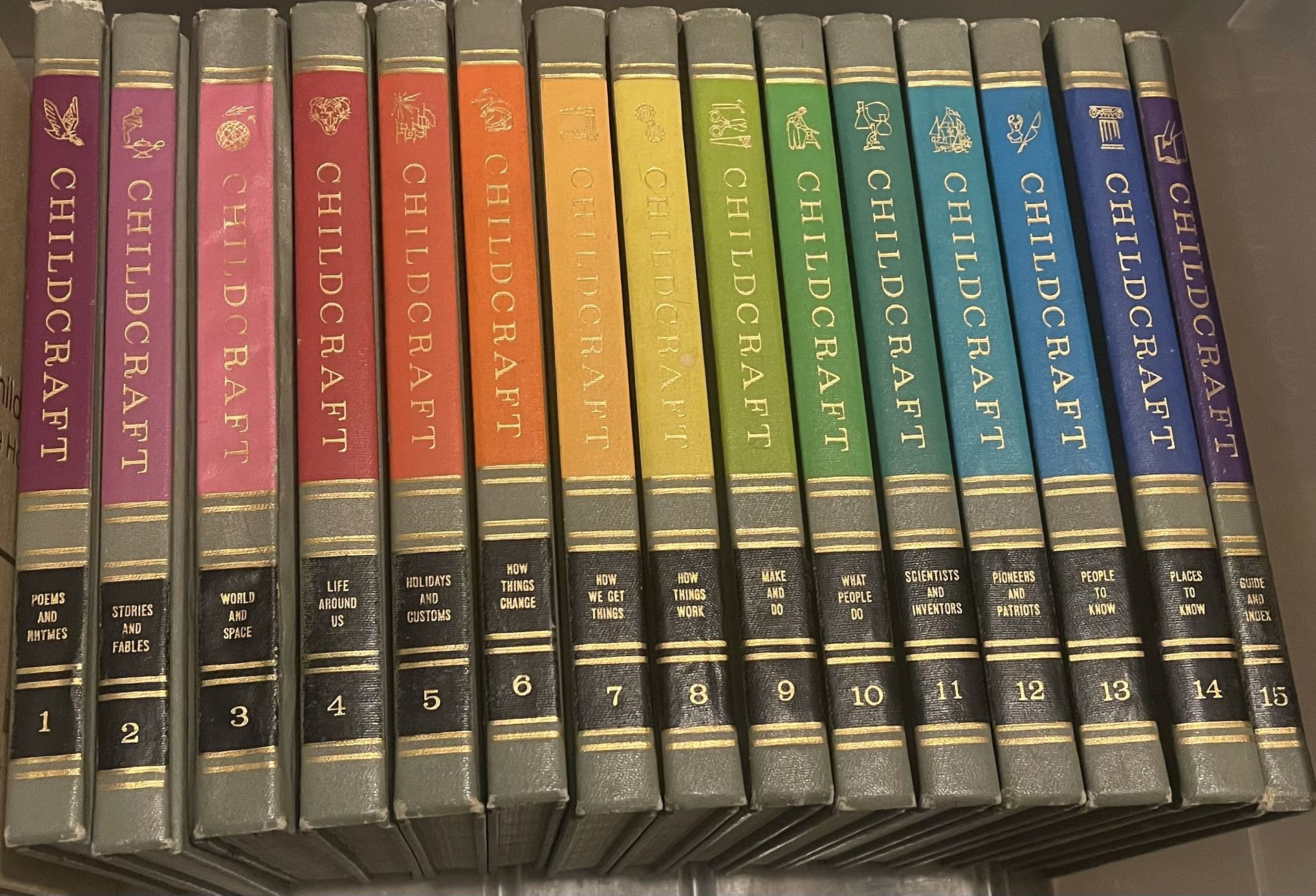 Childcraft Complete 15 Volume Set 1964