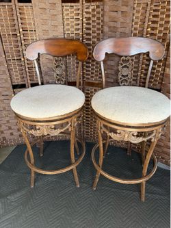 Two barstools 29”the iron both for $39