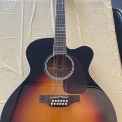 Takamine GJ72CE-12 G Series Jumbo Cutaway 12-String Acoustic-Electric Guitar Gloss Sunburst