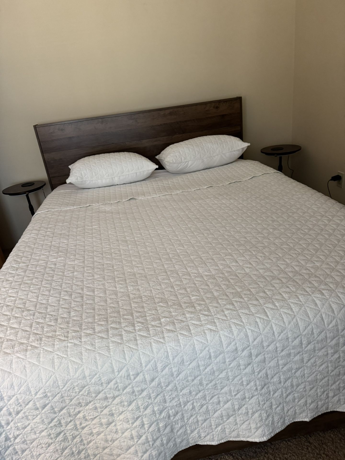 Allyannah Leviton Platform Bed And Headboard With Mattress