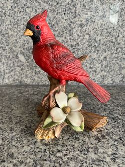 Vintage Andrea by Sadek Porcelain Cardinal Figurine – Made in Japan
