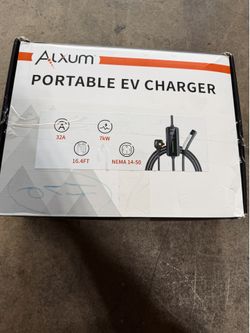 ALXUM PORTABLE CHARGER WITH NEMA 14-50 BRAND NEW