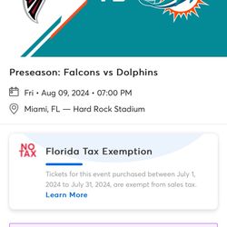 Miami Dolphins Tickets 