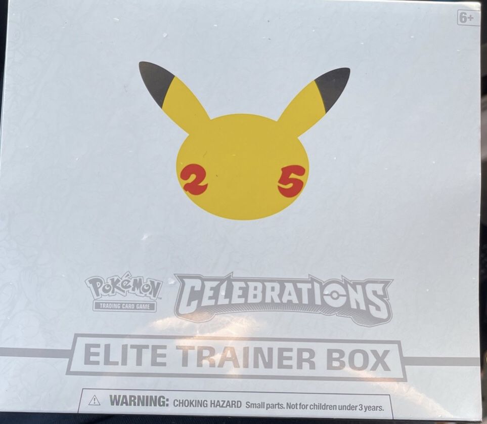 Pokemon Celebrations Elite Trainer Box Etb Brand New Sealed