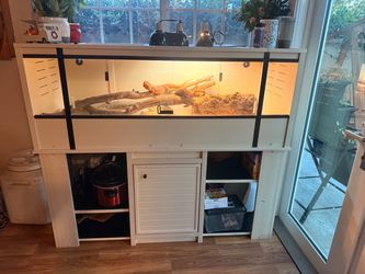 Reptile front open enclosure
