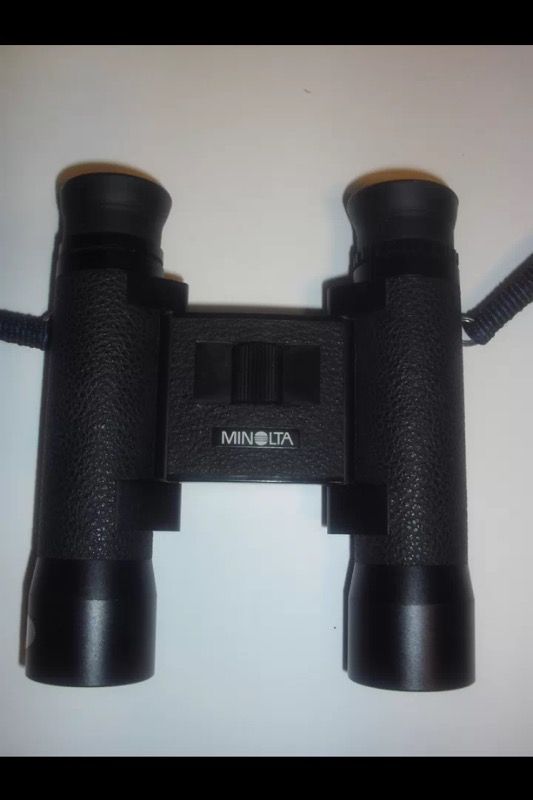 Rare Vintage Minolta 10x28 5 Degree "Pocket" Binoculars made in Japan.