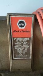 Black Decker 5 In Bench Grinder In Pretty Good Shape For Sale