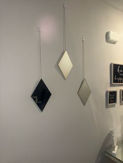 Wall hanging mirrors