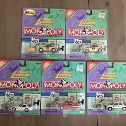 Monopoly Themed Toy Cars