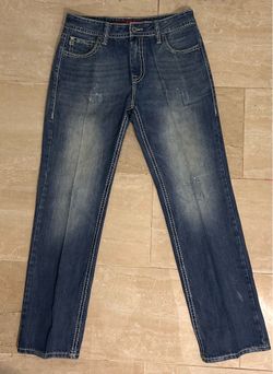 Rock & Roll Denim Straight Relaxed Jeans 33x34