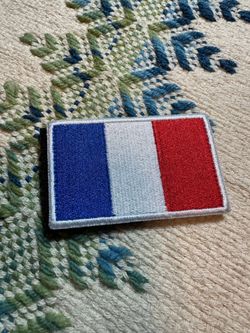 France Velcro flag patch 2x3