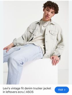 Grey 80s Levi denim jacket