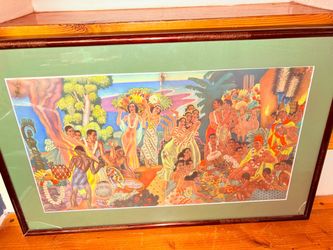 Vintage Eugene Savage Menu Art