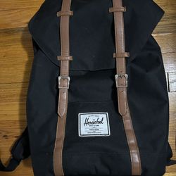 Herschel Supply Co. - Retreat Canvas Laptop Backpack - Black 