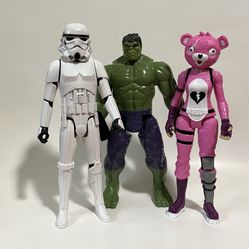 Toy Lot Stormtrooper Hulk Jazwares 12” Star Wars Marvel Fortnite