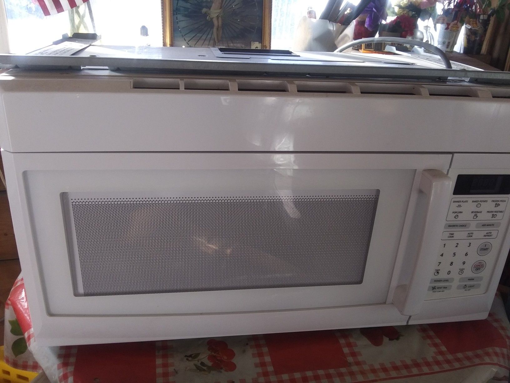 Oven range microwave