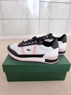Lacoste Sneakers White Black Pink
