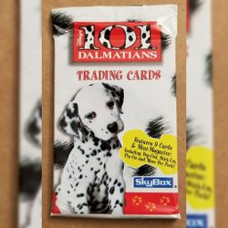 Pack of Disney's 101 Dalmatians Trading Cards 1996