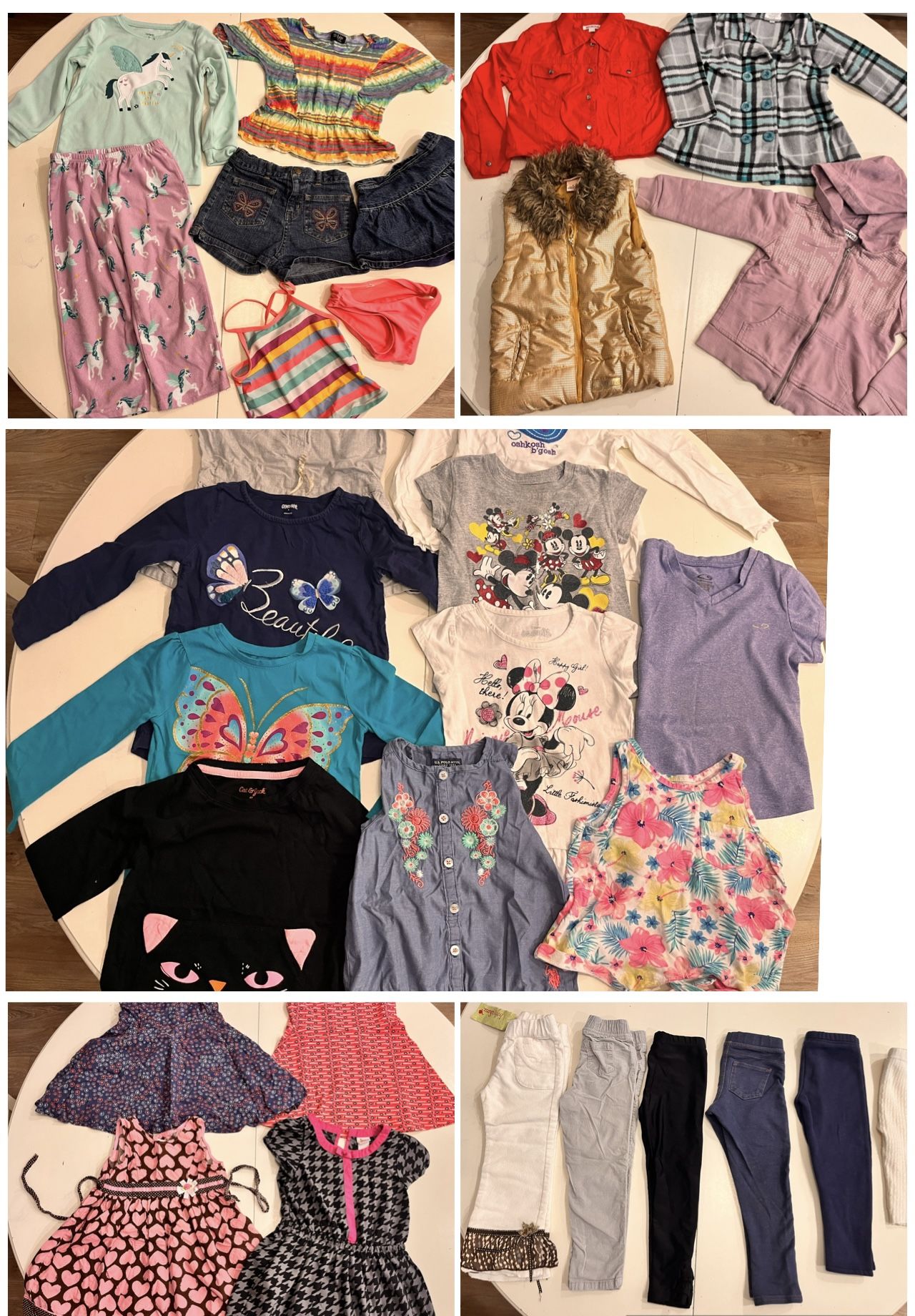 Toddler girl clothing bundle, size 4T.