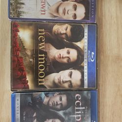 Twilight Trilogy Blu Ray