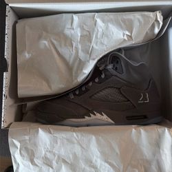 Jordan 5 Wolf Grey Size 8.5 Men’s Brand new 