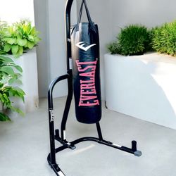 Punching Bag with Everlast Stand