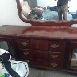 Dresser And Mirror 