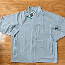 NWT Bench Men's full zip gray Jacket Size XL