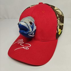 officially licensed Anaheim Angels #27 Mike Trout 3D Fish Camo Baseball Hat Cap