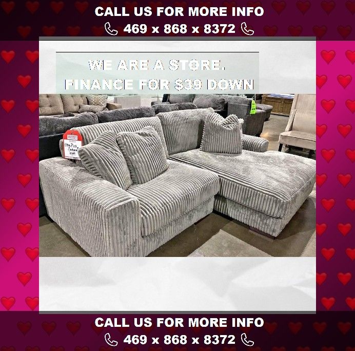 In Stock ultra plush sectional