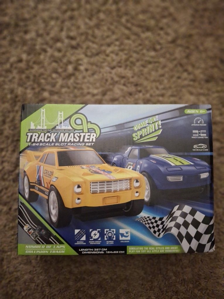 Track Master Slot Cars Set