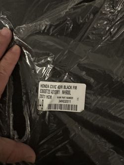 Honda Civic 4dr black floor mats 