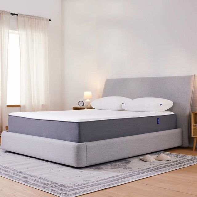 Queen Bed With Storage Drawer And 12” Casper Memory Foam Mattress Included