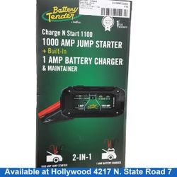 Battery Tender Charge N Start 1100 Black Battery Booster / Jumper