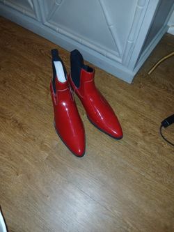 New ASOS Red MENS Boots Size 11