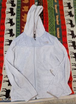 Womans blue the north face jacket