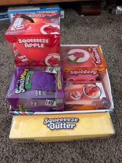Squishy Squeeze Toy Bundle – 5 Items