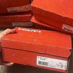 Hilti KB1 1/2” x 5-1/2” Wedge Anchors – Box of 20 (New)