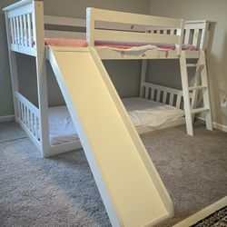Bunk Bed Frame With Slide