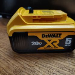 DeWalt 5.0ah XR battery
