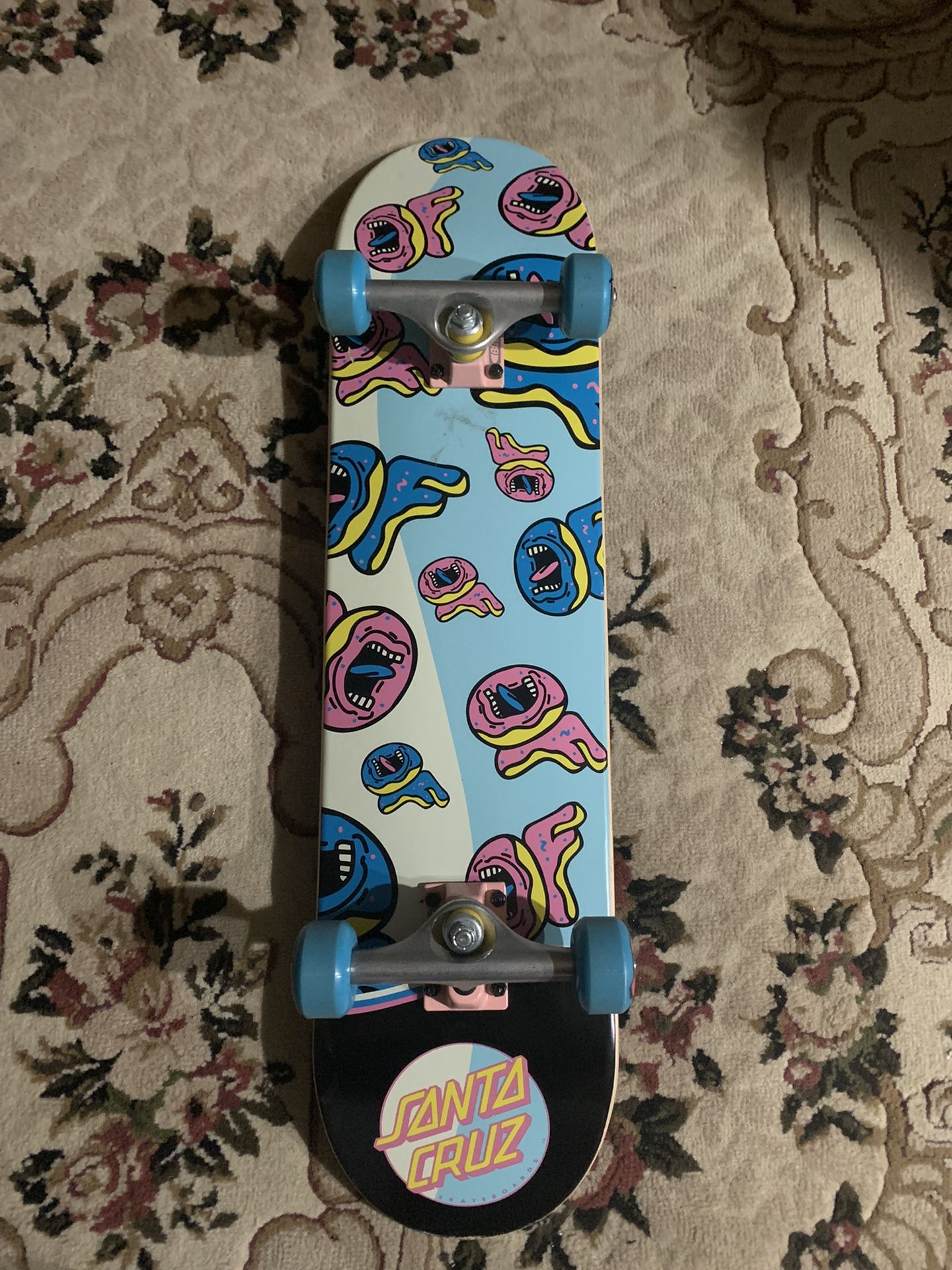 Santa Cruz X Odd Future Screaming Donut 7.75” Skateboard Complete