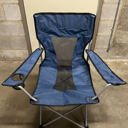 LIGHTWEIGHT FOLDING CAMP, BEACH, or GARDEN CHAIR - posted price is firm.