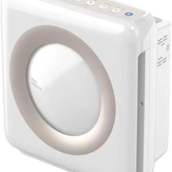 Coway Airmega AP-1512HH(W) True HEPA Purifier with Air Quality Monitoring, Auto, Timer, Filter Indicator, and Eco Mode, 16.8 x 18.3 x 9.7, White