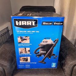 10 Gallon 6 Peak HP Poly Wet/Dry Vacuum
