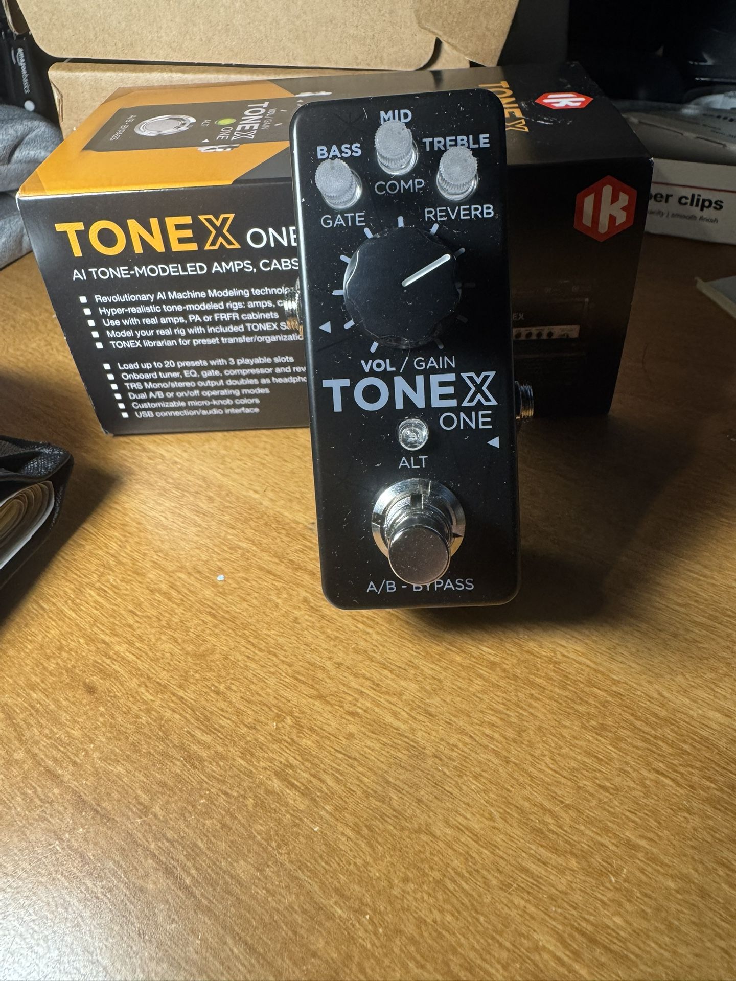 TONEX ONE pedal With Adapter Opened Never Used