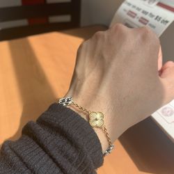 18k gold plated bracelet